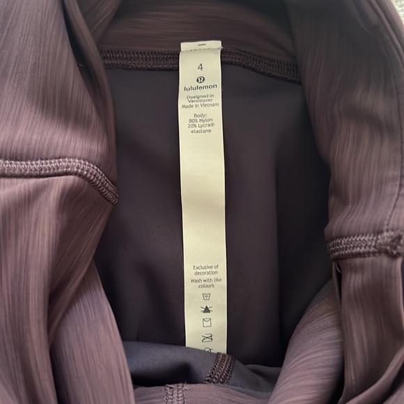 Lululemon Power Within Super High-Rise 28" in Heathered Black Currant - Size 4 - Picture 10 of 15